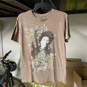 Jimi Hendrix acid wash graphic tee